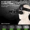 WGFXYBFY NV8300 Head-Mounted Night Vision Binoculars,3D 4K Night Vision Scope for Adults,36MP Photo Rechargeable with 32GB Memory Card and Bracket,Black view 4