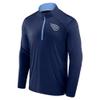 Fanatics Men's Navy Tennessee Titans Defender Long Sleeve Quarter-Zip Jacket view 2
