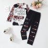 Afsmlys Kid Young Girl Clothes Outfit Leopard Tie-dye Print Sweatshirt + Pants 2PC Fall Clothing Set(5-6T) view 2