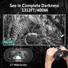 WGFXYBFY NV8160 Head-Mounted Night Vision Goggles,Rechargeable 2.7 Inch Night Vision Binoculars,1312FT Digital Infrared Spoce for Adults,7 Infrared Adjustment,with 32GB SD Card view 3