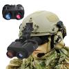 WGFXYBFY NV8000 3D 4K Head-Mounted Night Vision Binoculars,4 Color Effects Night Vision Goggles,7 Levels of Ir Adjustment,Rechargeable Night Vision Scope,Black view 1