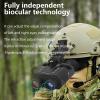 WGFXYBFY NV8000 3D 4K Head-Mounted Night Vision Binoculars,4 Color Effects Night Vision Goggles,7 Levels of Ir Adjustment,Rechargeable Night Vision Scope,Black view 3