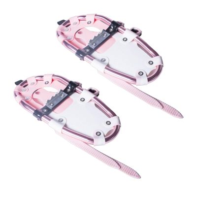 JBNCRYGD Lightweight Terrain Snowshoes,Aluminum Alloy Non-Slip Adjustable Snow Shoes,Outdoor Snow Walking Shoes,with Tote Bag, for Women Youth
