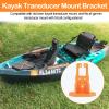 Kayak Transducer Mount Bracket for Old Town Kayak Transducer Mount, Kayak Transducer Accessories - Orange view 2