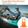 Kayak Transducer Mount Bracket for Old Town Kayak Transducer Mount, Kayak Transducer Accessories - Orange view 4
