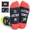 HAPPYPOP Tennis Gifts for Girls Boys - Gifts for a Tennis Lover, Preteen Tween Girls Boys Kids Socks view 1
