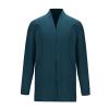 Sweater for Men Shawl Collar Long Cardigan Knit Fashion Sweater Fall Winter Loose Soft Overcoat Open Front Outerwear view 3