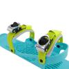 JBNCRYGD Ski Skates for Snow, Short Mini Skating Ski Shoes Snowskates Snowblades Skiboards, Portable Ice Skates for Snow Winter Sports,B view 2