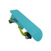 JBNCRYGD Ski Skates for Snow, Short Mini Skating Ski Shoes Snowskates Snowblades Skiboards, Portable Ice Skates for Snow Winter Sports,B view 3