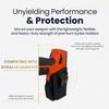 IWB Compatible with Byrna LE Launcher Holster - Optic Ready - Inside The Waistband Concealed Carry - Adjustable Cant and Retention Kydex Holster - Made in The USA (Black, Left Hand) view 3