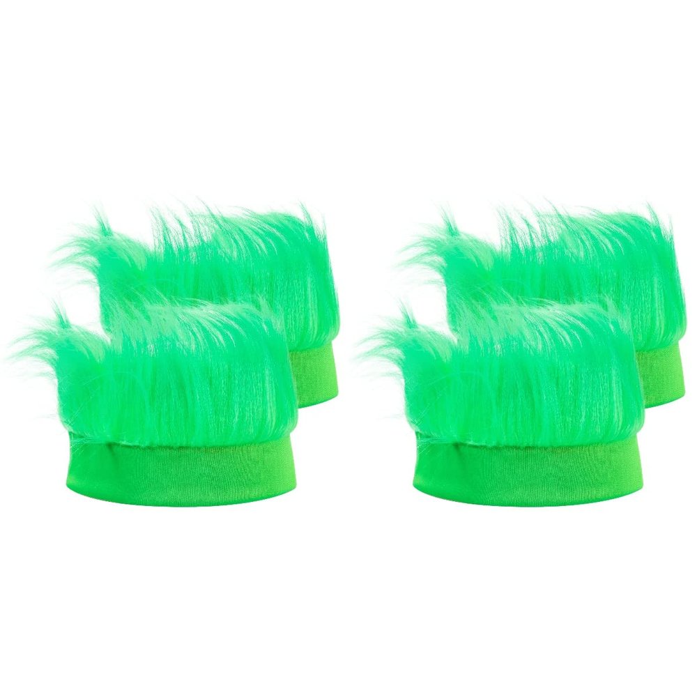 2Pcs Green Hairy Costume Headband Troll Hair Headband St Patricks Day Accessories/1694
