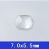 Square 7.0 * 5.5MM Sapphire Bubble Magnifier Calendar Lens for Date Window Watch Crystal Glass Part, Accessories view 4