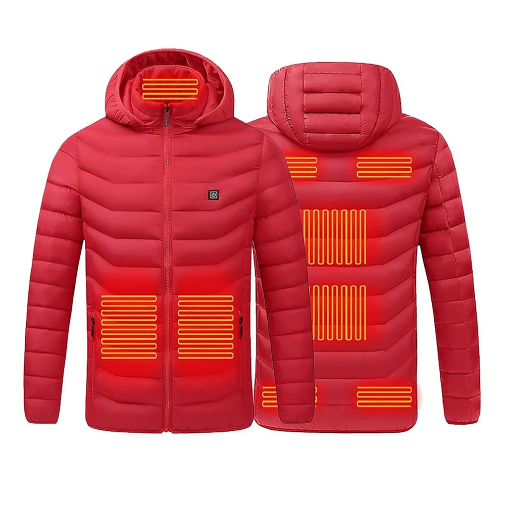 YMADREIG Heated Jacket for Men Women 2025 Winter Heated Coat Soft Shell Warm Heating Jackets Outdoor Winter Clothes