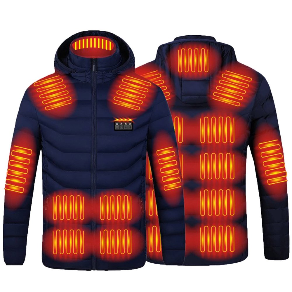 YMADREIG Heated Jacket for Men Women 2025 Winter Heated Coat Soft Shell Warm Heating Jackets Outdoor Winter Clothes