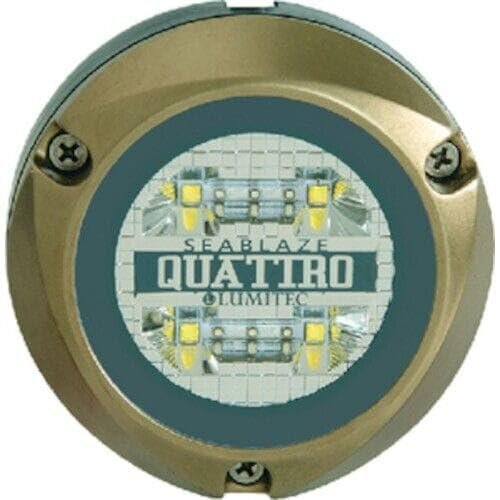 101459 Zambezi Quattro Surface Mount Under Water Light, Dual White/Blue 101459