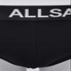 AllSaints 3pk Organic Cotton Brief (CONTOUR POUCH) Black view 3