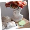 3pcs Monstera Leaf Tray Eclectic Home Decor Ceramic Ring Dish Leaf Ring Dish Accent Tray Beer Coasters Desk Top Organizer Shelf Ring Holder Gold and Silver Resin Display Stand/774 view 2