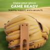 TOFL Baseball Glove Lace Kit | 6 Leather Glove Laces, a Lacing Needle, Set of Thumb & Pinky Straps | Heavy Duty Cowhide for Baseball & Softball Glove Relacing Kit | Orange view 3