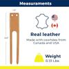 TOFL Baseball Glove Lace Kit | 6 Leather Glove Laces, a Lacing Needle, Set of Thumb & Pinky Straps | Heavy Duty Cowhide for Baseball & Softball Glove Relacing Kit | Green view 3