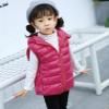 Boys Girls Puffer Vest Sleeveless Quilted Vest Zipper Hooded Down Puffy Jacket Winter Kids Warm (Hot Pink, 10-12 Years) view 3