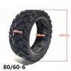 10 inch Electric Scooter Thickened Tubeless Tire 80/60-6 Rubber Tire for Zero Kick Scooter view 2
