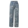 Jeans for Women High Waist Baggy Wide Leg Denim Pants Fashion Teen Girls Y2k Streetwear Stretchy Loose Hiphop Clothes view 4