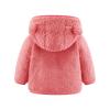 EnJoCho Newborn Infant Baby Girls Boys Jacket Ears Hooded Outerwear Zipper Warm Winter Coat Size 5 (Pink, 0-6 Months) view 3