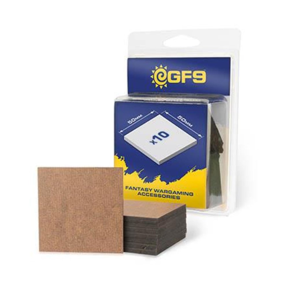 Gale Force Nine Square Bases - 50mm