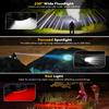 CANKROO Headlamps Rechargeable with Red Light 2 Pack, Wide Beam Running LED Head Lamp for Adults, Headlights for Head with Motion Sensor, Hard Hat Light for Running, Camping, Hiking, Hunting, Fishing view 2