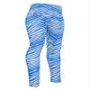 Zubaz NFL Women's Basic Zebra Print Legging, Indianapolis Colts, Small Team Color view 1