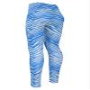 Zubaz NFL Women's Basic Zebra Print Legging, Indianapolis Colts, Small Team Color view 2