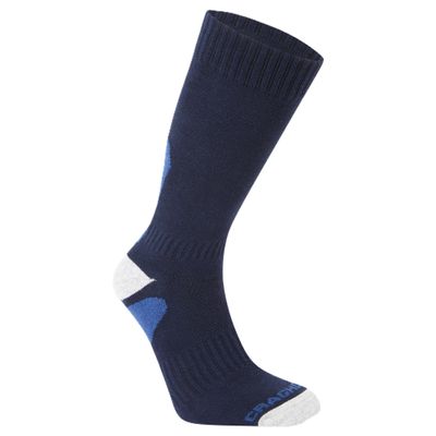 Craghoppers Adult Insect Shield Adventure Pro Sock | Insect Protection for Travel, Hiking and Outdoors, Dark Navy, Small