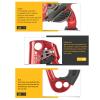 Rock Climbing Ascender, Aluminum Alloy Right Handled Ascender Mountaineering Gear with Superior Grip Strength, Versatile and User Friendly for Outdoor Adventures view 2