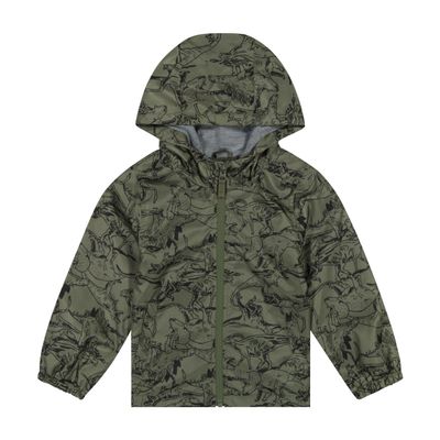 Carter's Baby Boys' Lightweight Windbreaker, Olive, 12 months
