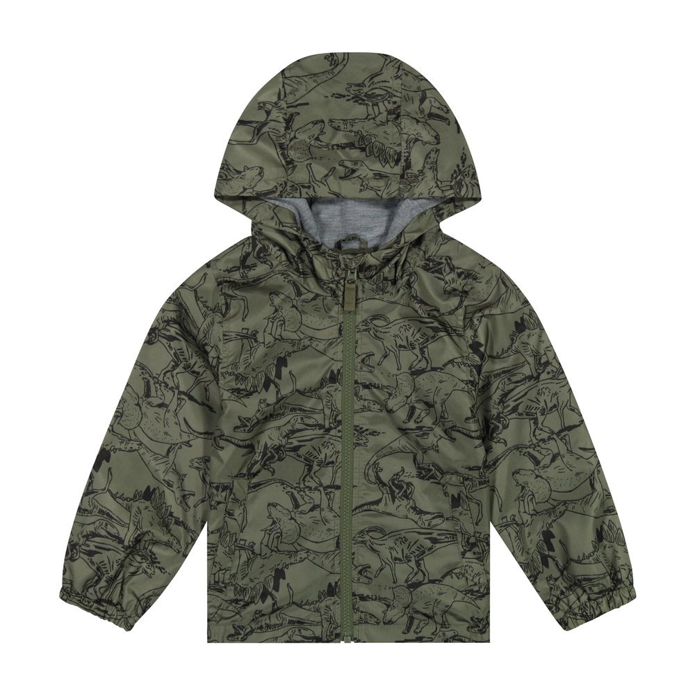 Carter's Baby Boys' Lightweight Windbreaker, Olive, 12 months
