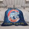 Chicago City Baseball Blanket Soft Flannel Lightweight Outdoor Travel Blanket Living Room Bedroom Sofa Decoration Baseball Fan Gift 40x50 Inch view 3