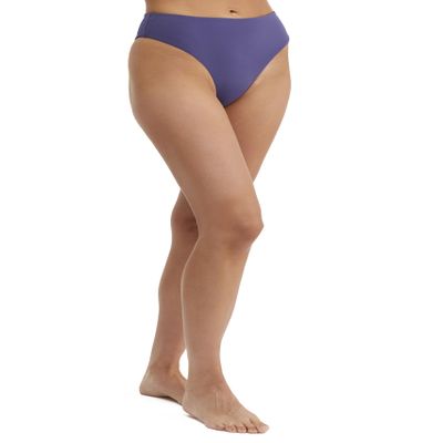 Gottex Women's Standard Au Naturel Bikini Bottom, Ink Blue Olive