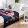 Minnesota City Baseball Blanket Soft Flannel Lightweight Outdoor Travel Blanket Living Room Bedroom Sofa Decoration Baseball Fan Gift 40x50 Inch view 4