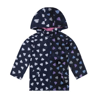 Carter's Girls Color Splash Rainslicker Rain Jacket, Purple, 5