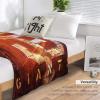 San Francisco City Baseball Blanket Soft Flannel Lightweight Outdoor Travel Blanket Living Room Bedroom Sofa Decoration Baseball Fan Gift 50x60 Inch view 4