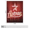 Houston City Baseball Blanket Soft Flannel Lightweight Outdoor Travel Blanket Living Room Bedroom Sofa Decoration Baseball Fan Gift 60x80 Inch view 2