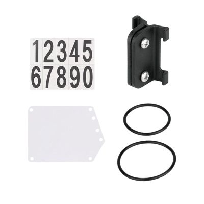 Secure Number Plate Holder for Bikes and Events, Round Tube