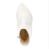 Wild Pair Womens Iloise Block Heel Patent Booties White 9.5 Medium (B,M) view 3