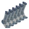MERIWOOL 3 Pairs Merino Wool Midweight Hiking Crew Socks for Men and Women with Snug Calves Moisture-Wicking Cushioned Socks view 1