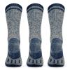 MERIWOOL 3 Pairs Merino Wool Midweight Hiking Crew Socks for Men and Women with Snug Calves Moisture-Wicking Cushioned Socks view 2