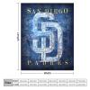 San Diego City Baseball Blanket Soft Flannel Lightweight Outdoor Travel Blanket Living Room Bedroom Sofa Decoration Baseball Fan Gift 50x60 Inch view 2