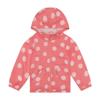 Carter's Baby Girls' Water-Resistant Lightweight Windbreaker, Pink Sherbet, 3 Years