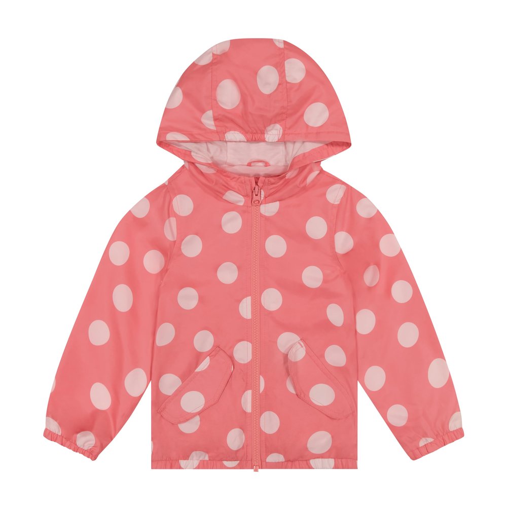Carter's Baby Girls' Water-Resistant Lightweight Windbreaker, Pink Sherbet, 3 Years