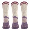 MERIWOOL 3 Pairs Merino Wool Midweight Hiking Crew Socks for Men and Women with Snug Calves Moisture-Wicking Cushioned Socks view 3