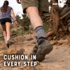 MERIWOOL 3 Pairs Merino Wool Midweight Hiking Crew Socks for Men and Women with Snug Calves Moisture-Wicking Cushioned Socks view 4